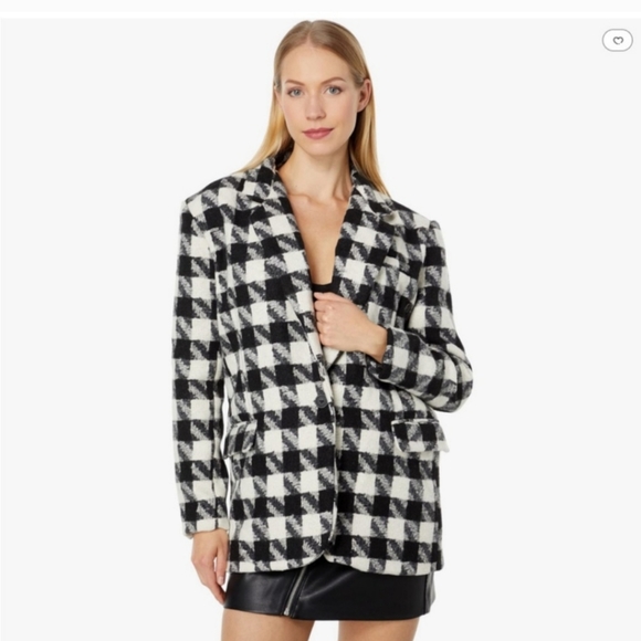 Blank NYC Blazer Houndtooth Woman's  XS - Picture 3 of 8